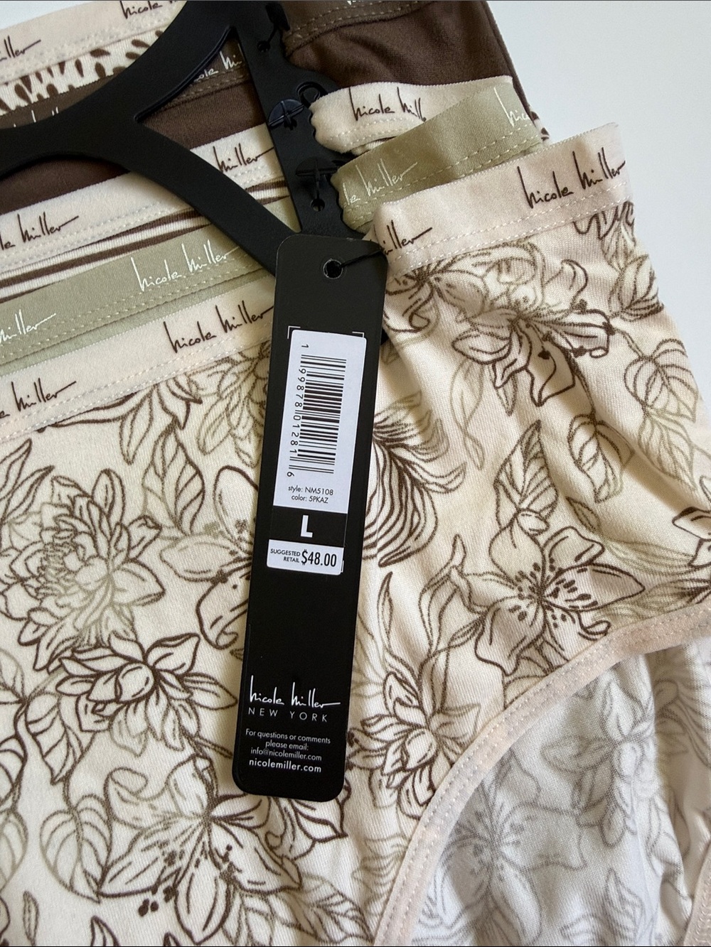 Nicole Miller Super Soft Briefs NEW!! - Picture 4 of 5
